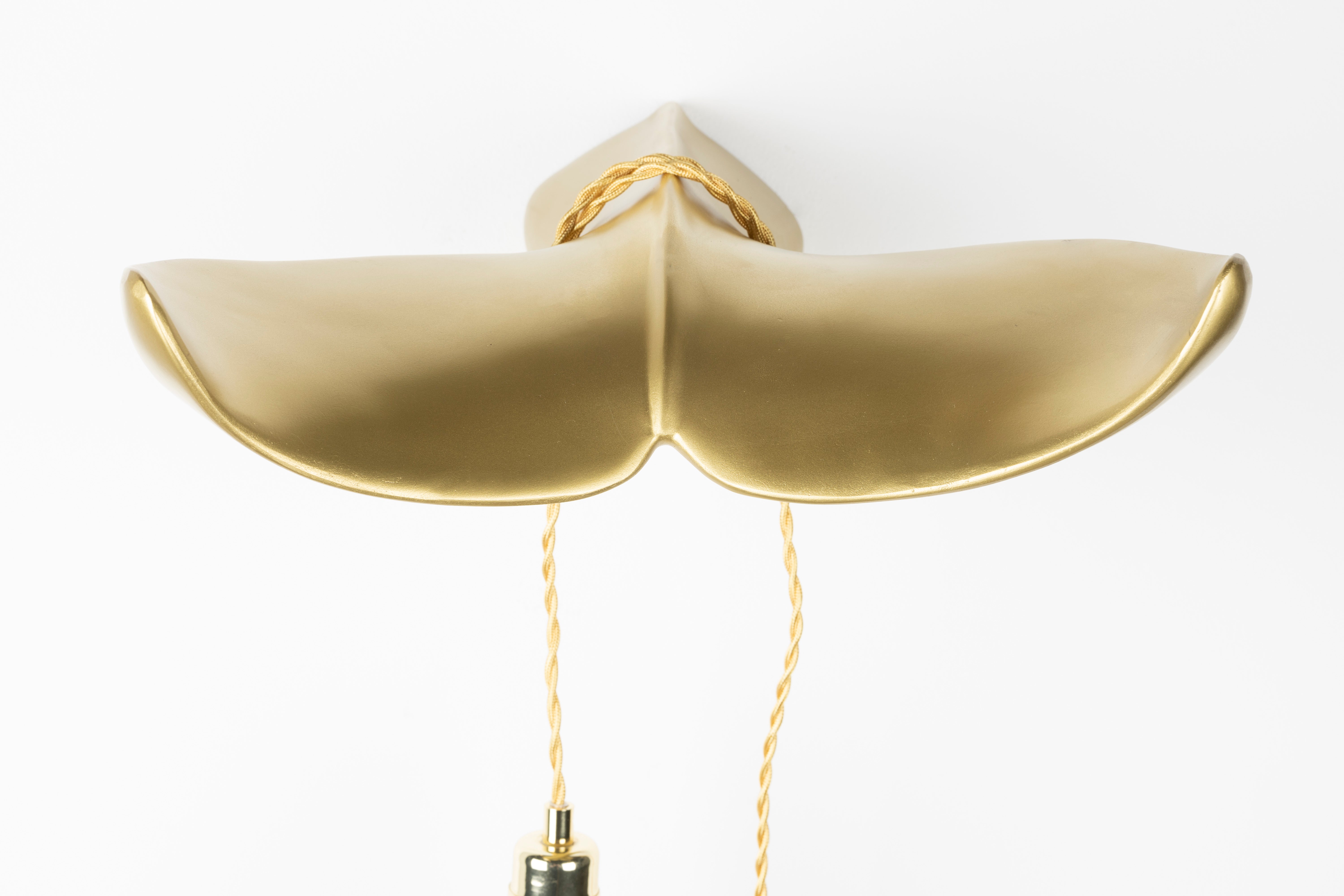 Bold Monkey The Tail Will Follow Gold Wall Light